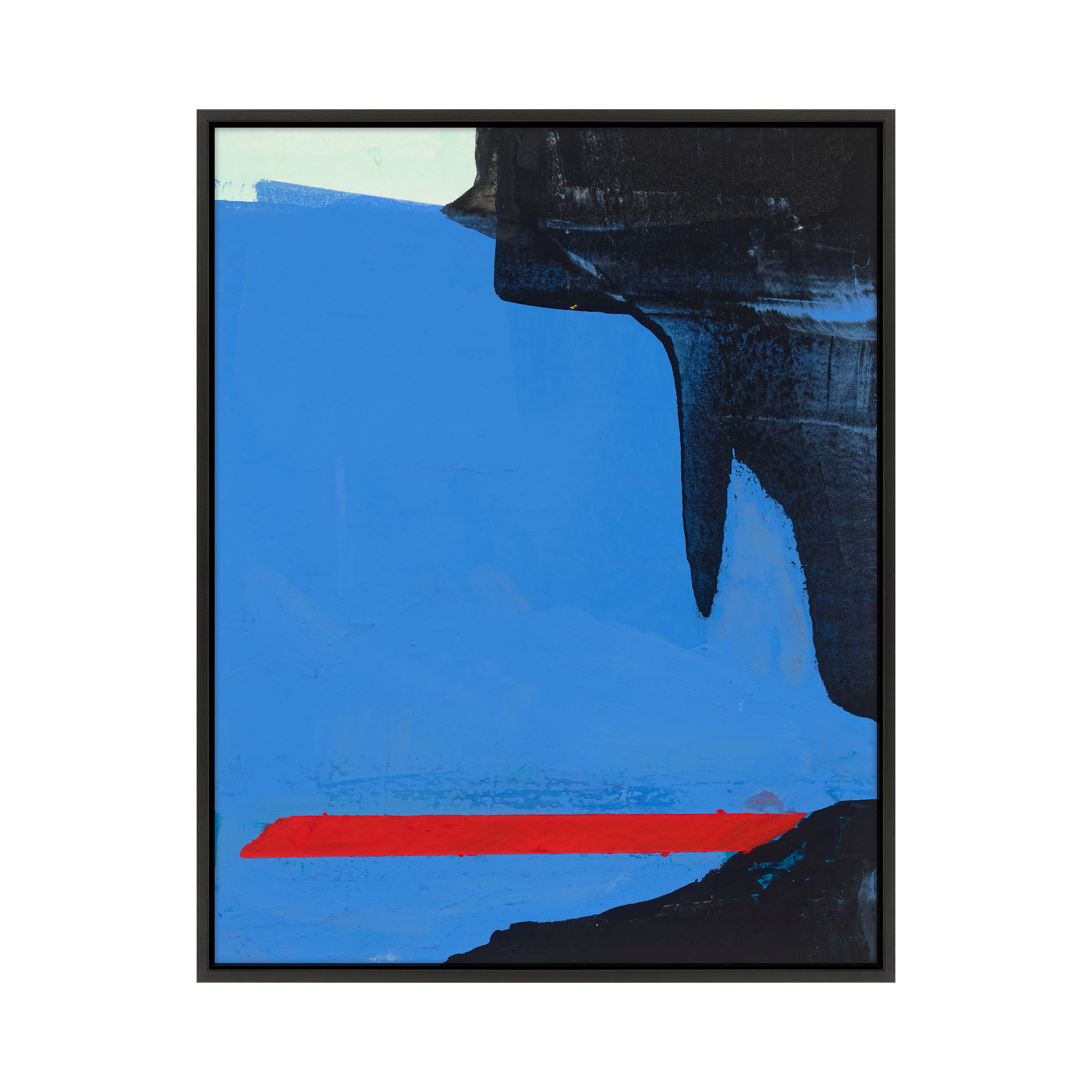 Beneath The Blue 3 by Andrea Stokes, 25" H x 20" W x 1.375" D, Black Framed