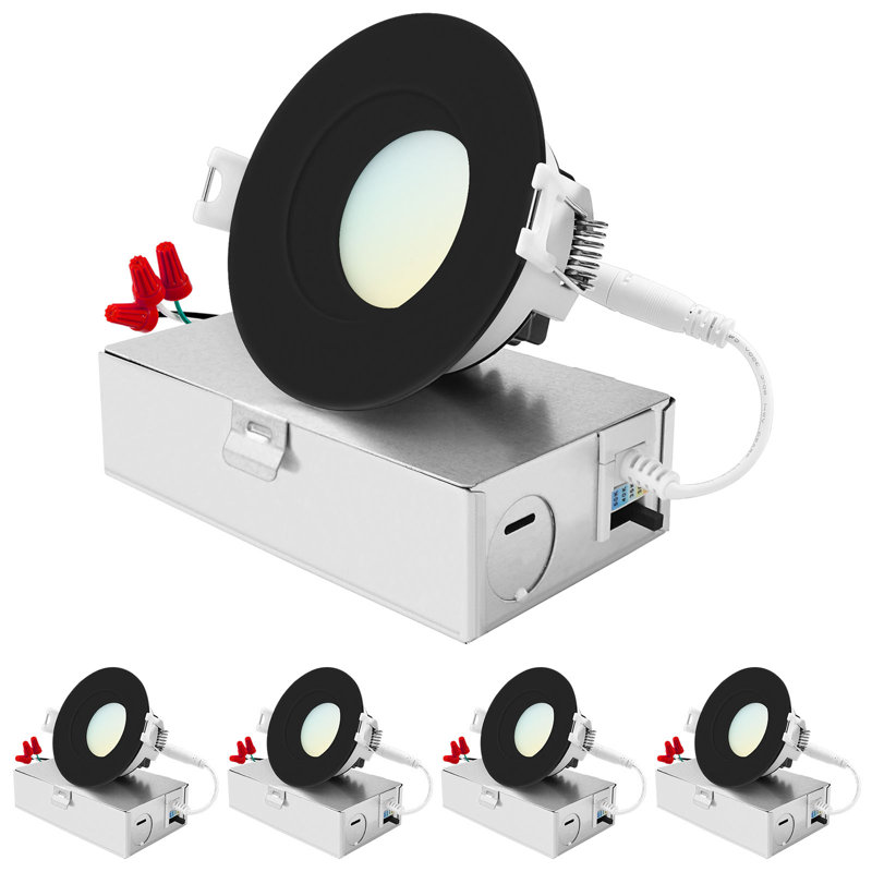 3'' Dimmable Air-Tight IC Rated LED Canless Recessed Lighting Kit