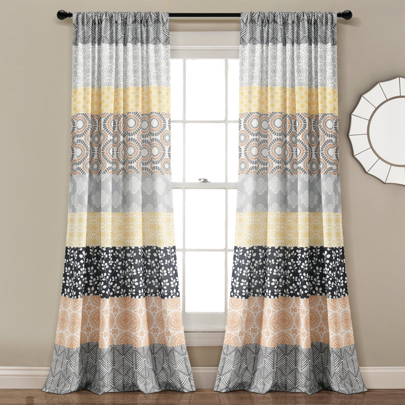 Paire de rideaux obscurcissant Lush Decor Bohemian Stripe (ensemble de 2)