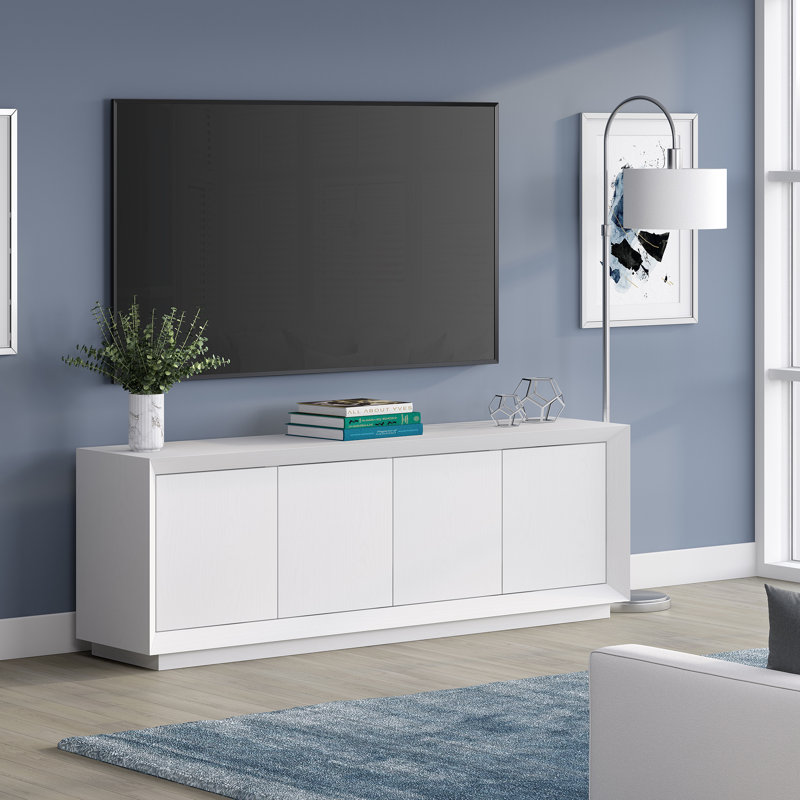 Oswald 68 W Storage Credenza, White