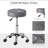 Swivel Upholstered Adjustable Height Counter Stool with Metal Frame-1356775959