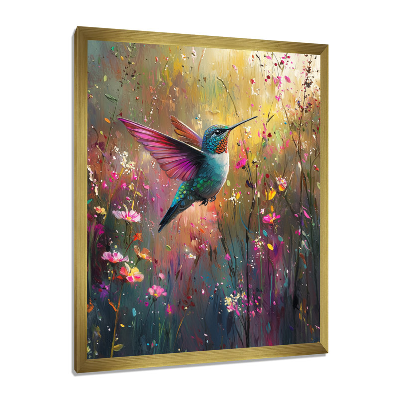 Setsuko - Animals Wall Art Prints, 32" H x 16" W, Reproduction encadrée d'une seule photo, Gold