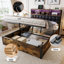 Upholstered Ottoman Storage Bed-1334129545