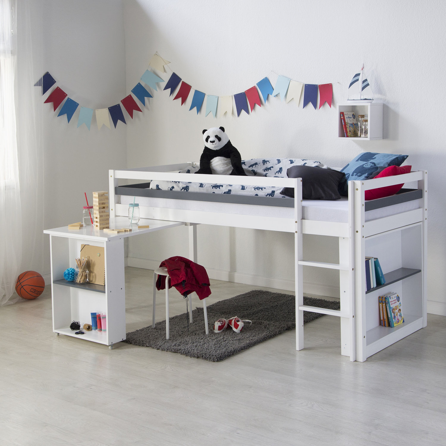 Isabelle & Max Estes European Single (90 X 200Cm) Bed Frames Mid ...