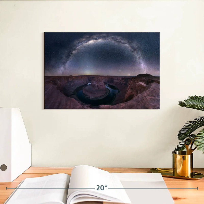 Starlit Horseshoe Bend, H 8 po x l 12 po