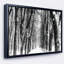 «Snowy Forest Black and White», reproduction de photo sur toile-26690860