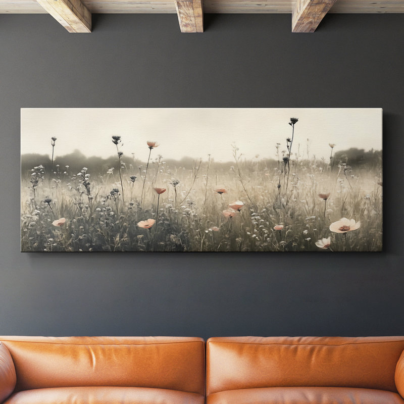 Botanical Series-CCXII- Toile tendue avec châssis - Prêt à accrocher, H 12 po x l 30 po