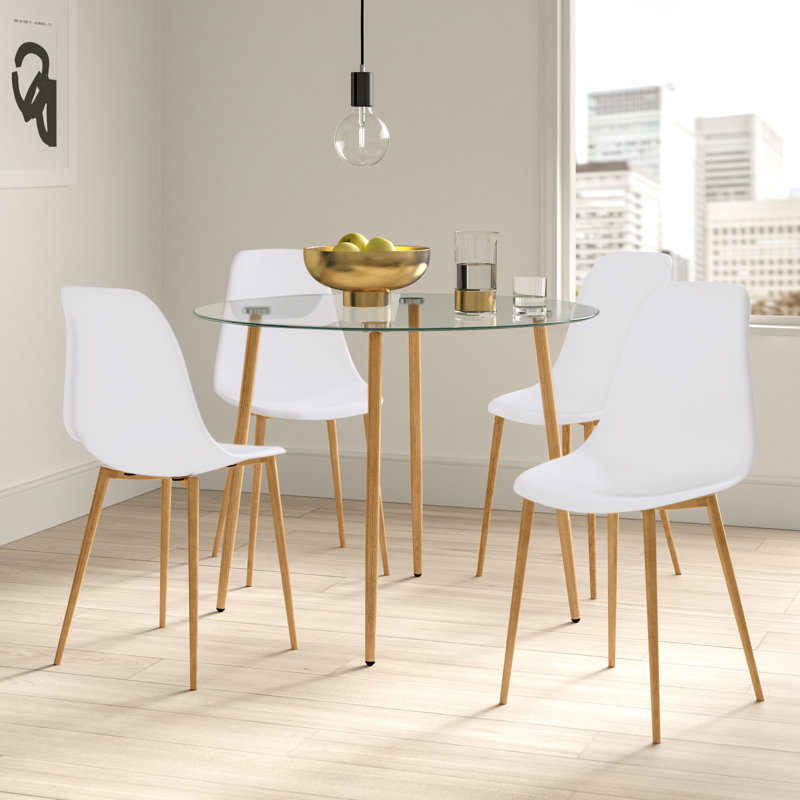 Decatur 4 - Person Dining Set, White