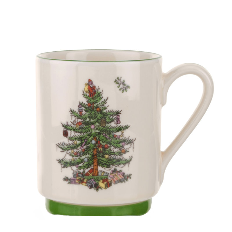 Spode Christmas Tree Stacking Mugs