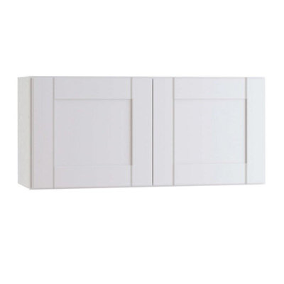 Gallery Express Mercer Assembled 24 in W X 12 in D X 18 in H Wall Bridge Kitchen Cabinet with Sft Close