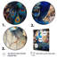 Woodsum Blue Coral Indian Art Dancing Peacock I - Art mural indien-1950166708-1950166718