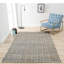 Tapis rayé en jute fait à la main Lugan-1842982844