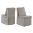 Sanctuary Boucle Parson Dining Chair With Casters
