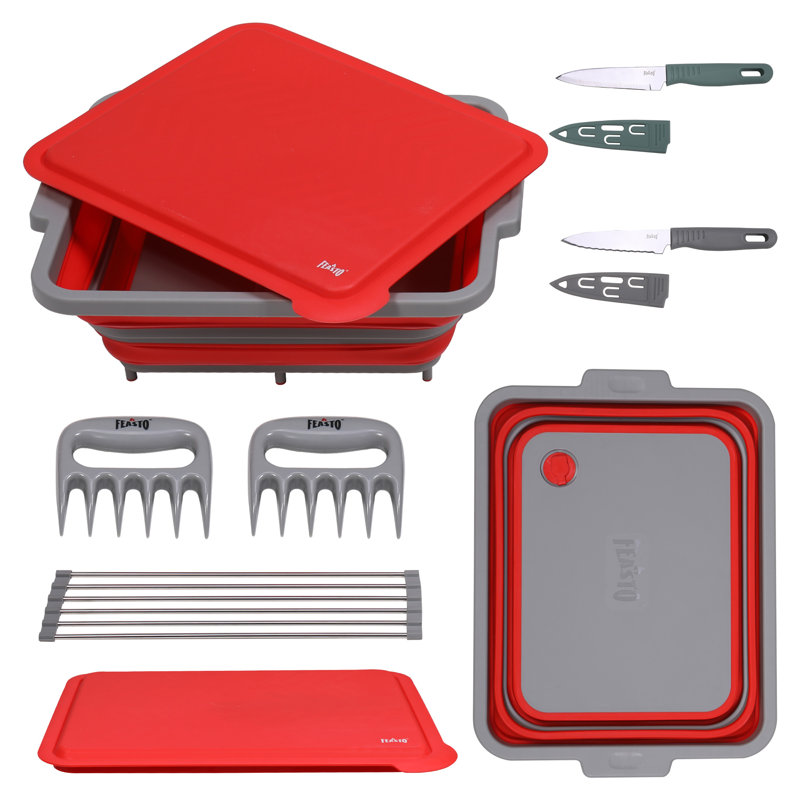 Barbecue au charbon Feasto avec barbecue pliable