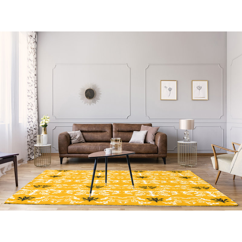 Damask Indoor Rug, Rectangle 8' x 10'