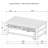 Distressed Java 2-Drawer Rectangular Coffee Table