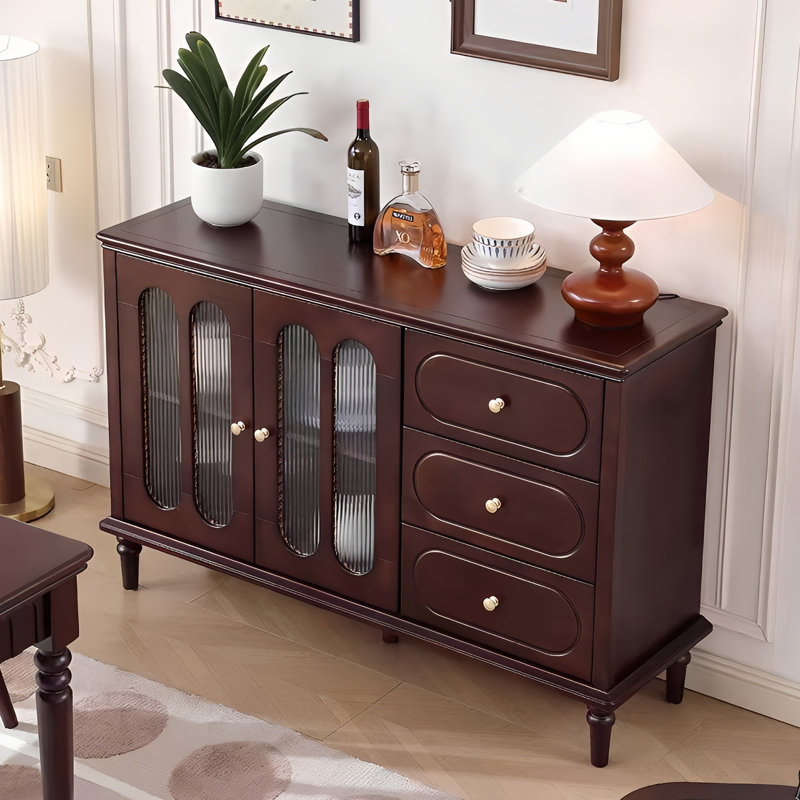 American vintage style sideboard cabinet