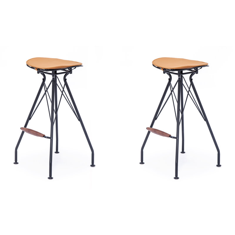 Tabouret de bar et de comptoir Belgr, Beige, Tabouret de bar (assise de 30 po de hauteur)
