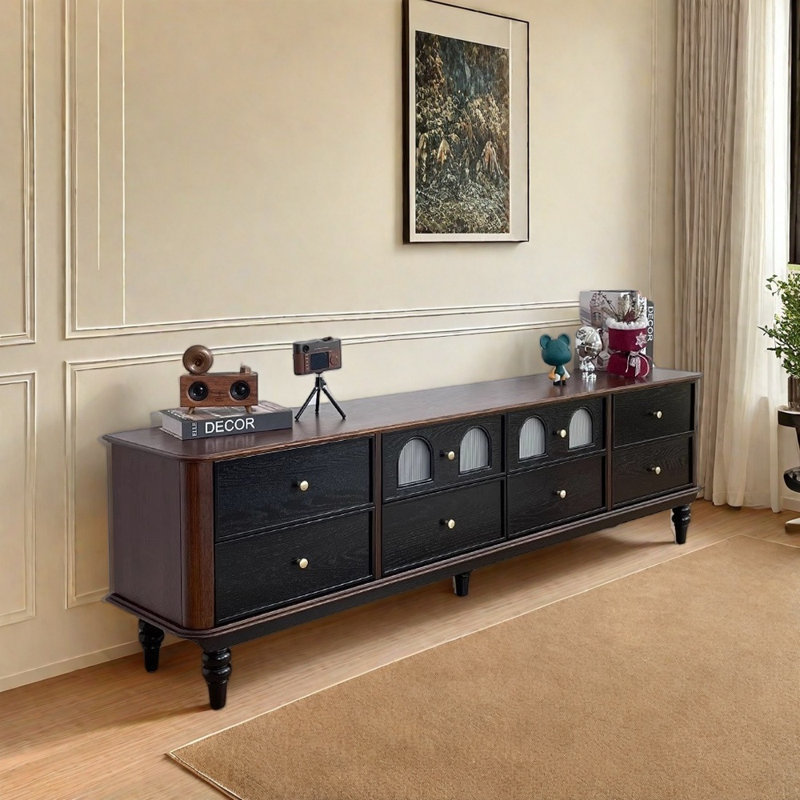Meuble télé haut de gamme de style américain, 70.87"