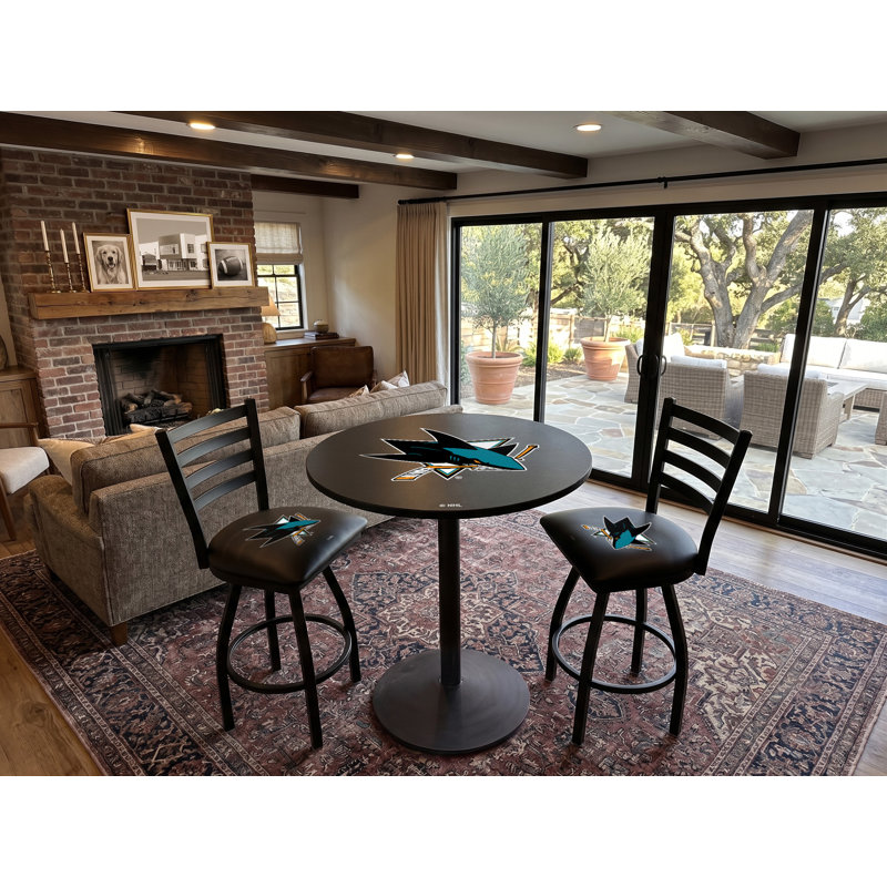 Tabouret de bar pivotant NHL, San Jose Sharks