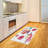 Fontenot Unicorn Cat High Density Long Fiber Poly Threads Decorative Area Rug Carpet-42029418