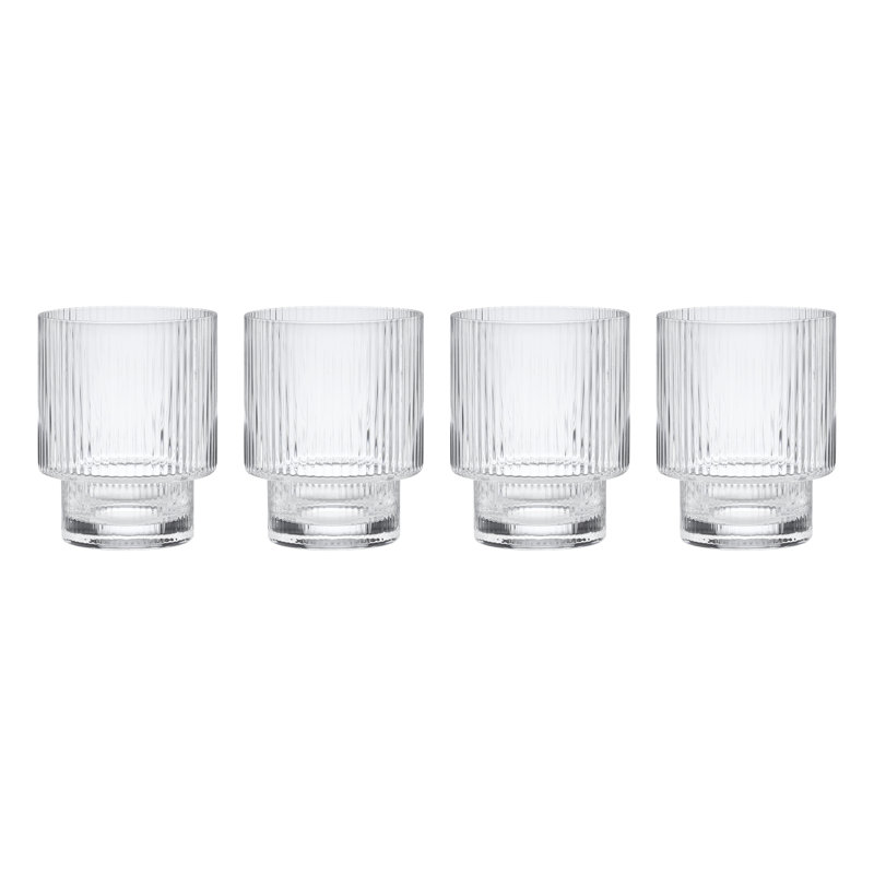 Ensemble de 4 gobelets Lenox Modulus, transparent
