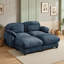 Canapé moderne en chenille avec pouf amovible, coussins et oreillers lombaires pour salon, appartement-1936094221