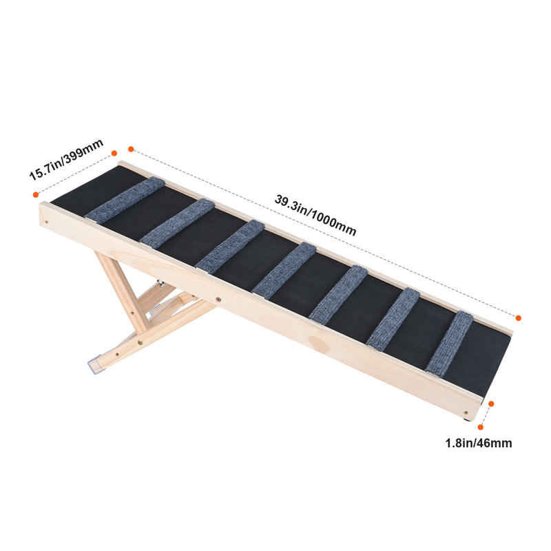 Pet Ramps, Small (55.9cm H x 39.9cm W x 99.8cm D)