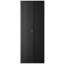 Armoire de cuisine 72 po en métal noir avec 5 tablettes réglables, organisateur de rangement autoportant robuste et sans outils