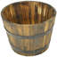 Monahan Wood Barrel Planter-38293312