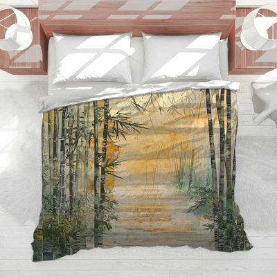 Bamboo Forest Pathway Comforter