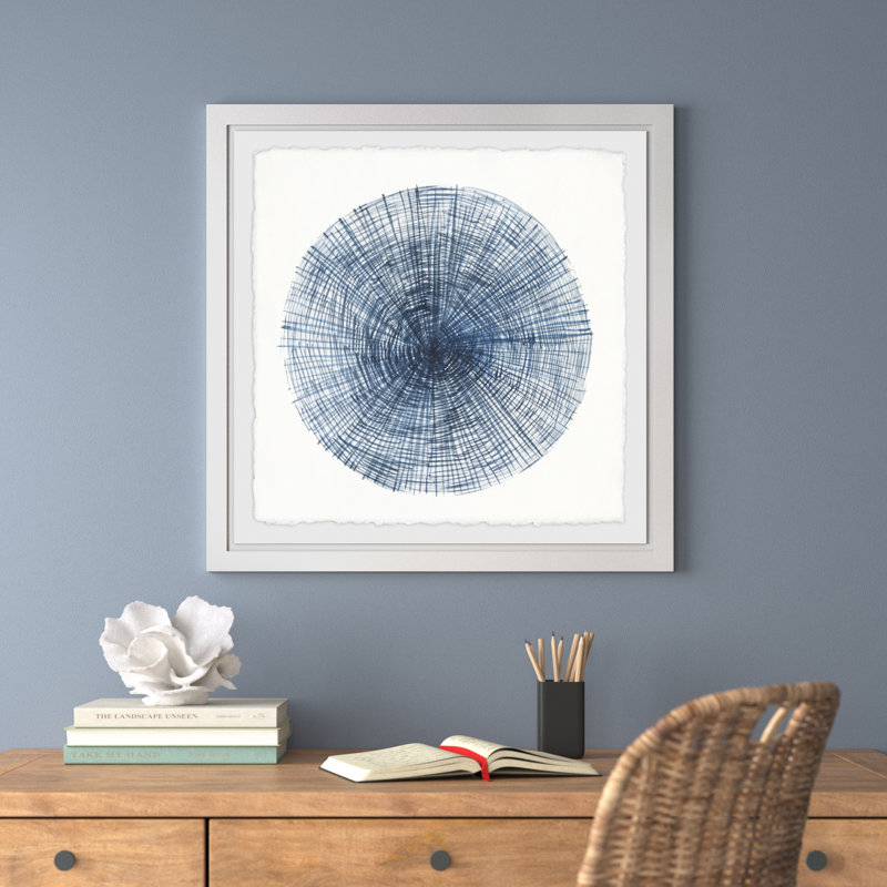 Embossed Tree Ring - Impression de cadre photo sur papier, H 32 po x l 32 po x P 1,5 po