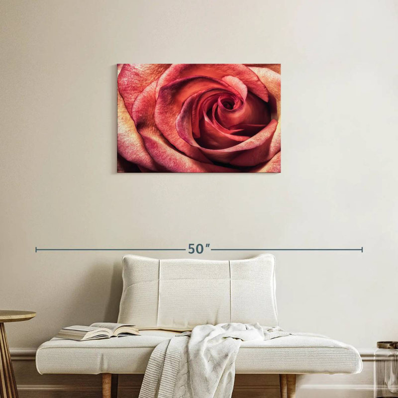 Harnek Stunning Pink Rose, 20" H x 30" W