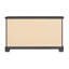 60" Wide Dresser in a Charcoal Finish