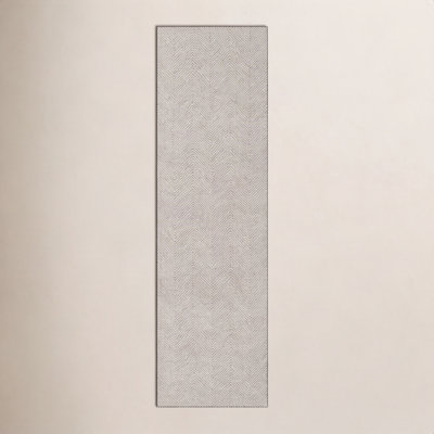 Wheaton Taupe Hand-Tufted Wool Chevron Rug