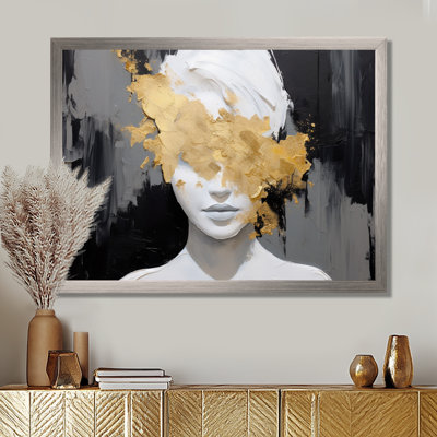 Blinded By Glam Abstract Portrait - Fashion Woman Wall Art