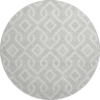 Premium Machine Washable Cerrito Silver Rug