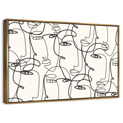 Illustration de visages de femmes