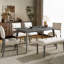 Banc de salle à manger Classic American Design, revêtu de lin, coussin élastique, banc moderne de 39,43 po x 15,77 po pour la chambre à coucher, mélange de lin, pieds en bois d'hévéa massif, assise confortable, 15,77 po-351085829
