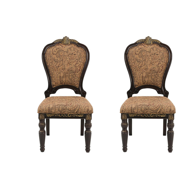 Chaise de salle à manger rembourrée Gambhiri