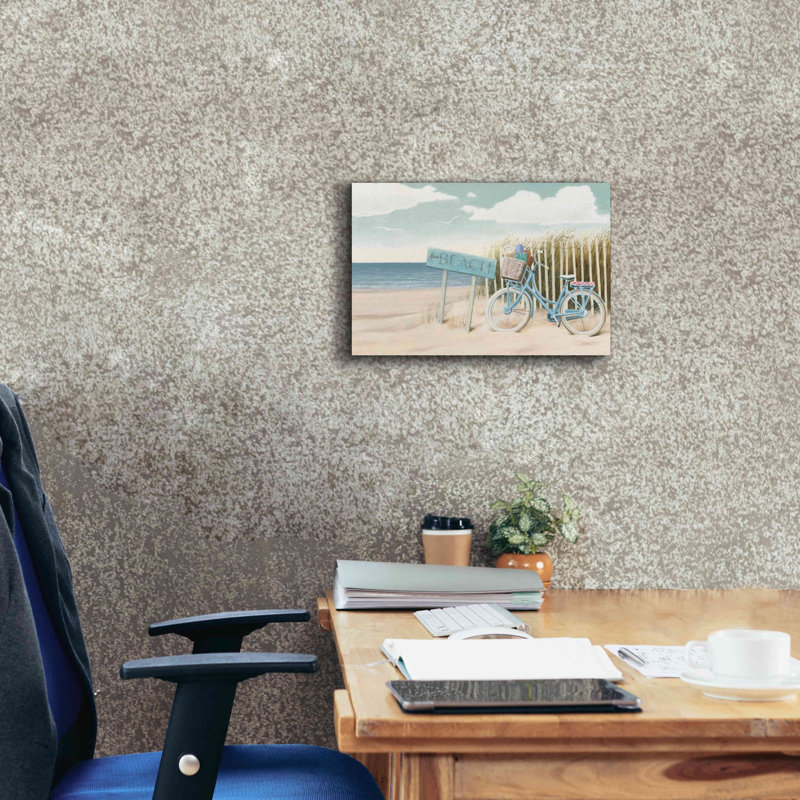 «Beach Cruiser II» par James Wiens, art mural sur toile, L 18 po x H 12 po x P 0,75 po