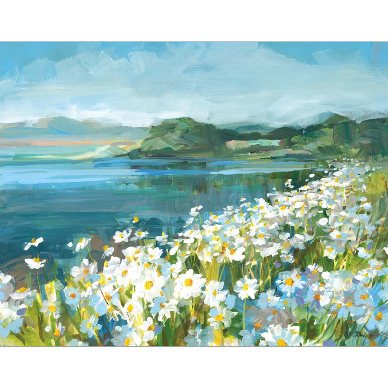 Wild Daisy Bay par Danhui Nai - impression encadrée