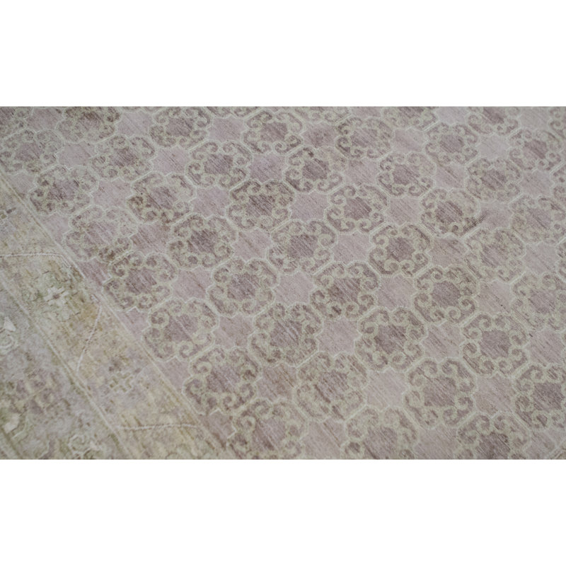 Ziegler Hand-Knotted High-Quality Brown and Green Area Rug