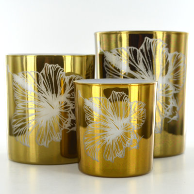 3 Piece Glass Tabletop Votive Holder Set