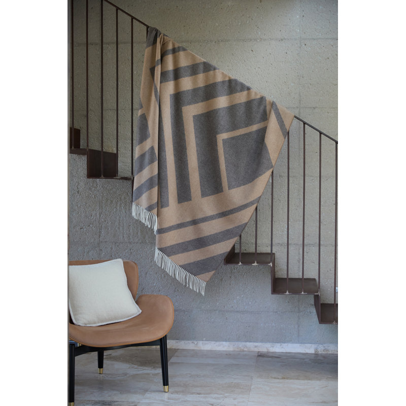 Capraia Throw Blanket, Moro Caramel