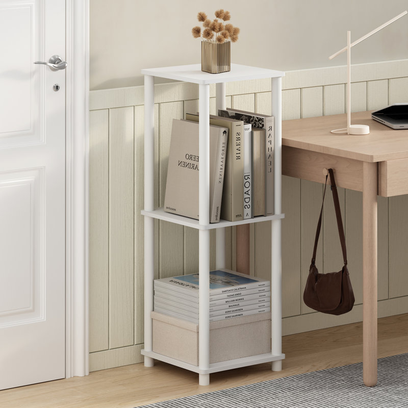 Surat Plastic Etagere Bookcase, (2 Shelves) 50.8cmH x 34.04cmW x 34.04cmD