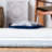 Wisen Hand Woven Cotton/Wool Striped Rug in Ivory/Blue-1233960056