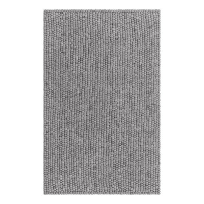 Gregorey Abstract Wool Gray Area Rug