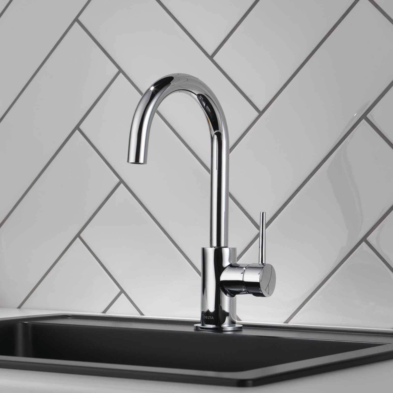 Trinsic Swivel Bar Faucet, Single Handle Prep Sink Faucet, Chrome