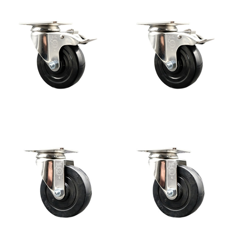 Hard Rubber Casters